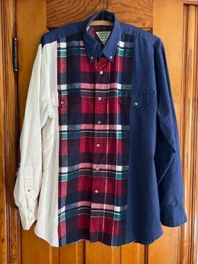 VTG Cowboys' Turtle Association 1990s Colorblock Western Rodeo Shirt Men's Large